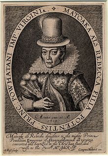 Pocahantas in 1616