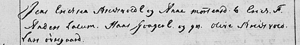 Erich Erichsen baptism 1756