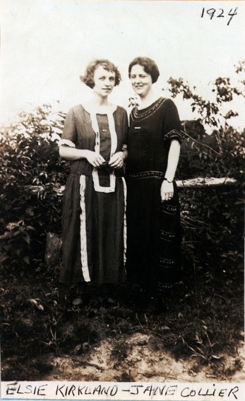 Elsie Kirkland and
          Jane Collier