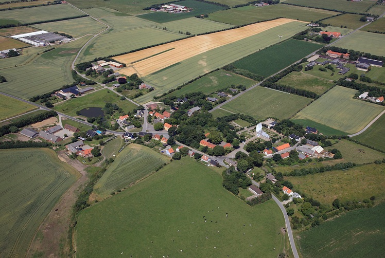 Sondbjerg aerial view.