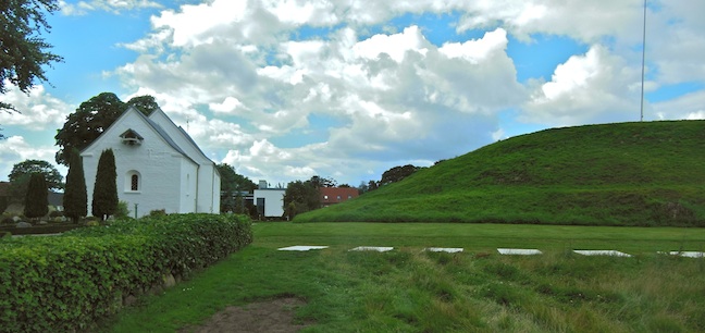 Jelling Church with mound