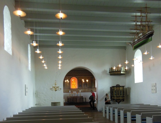 Jelling church interior