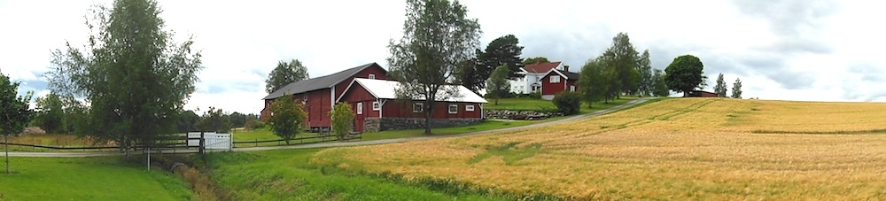 Engelhaug farm panorama