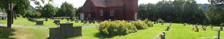 Faberg kirke panorama
