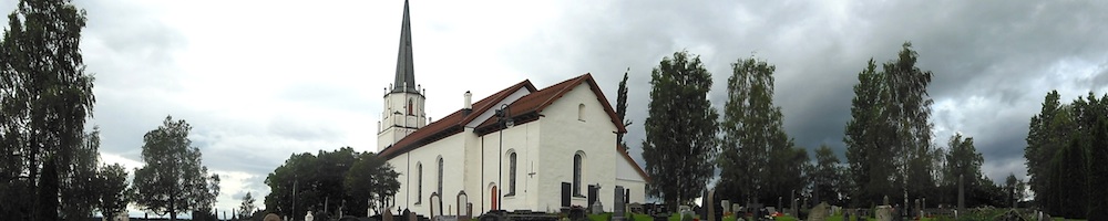 Loten Kirke panorama