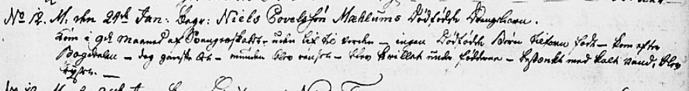 niels paulsen death 1808.