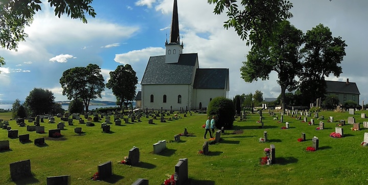 Stange Kirke panorama