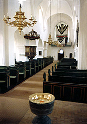 Vestervig Kirke interior Denmark