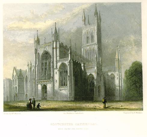 Gloucester cathedral 1836